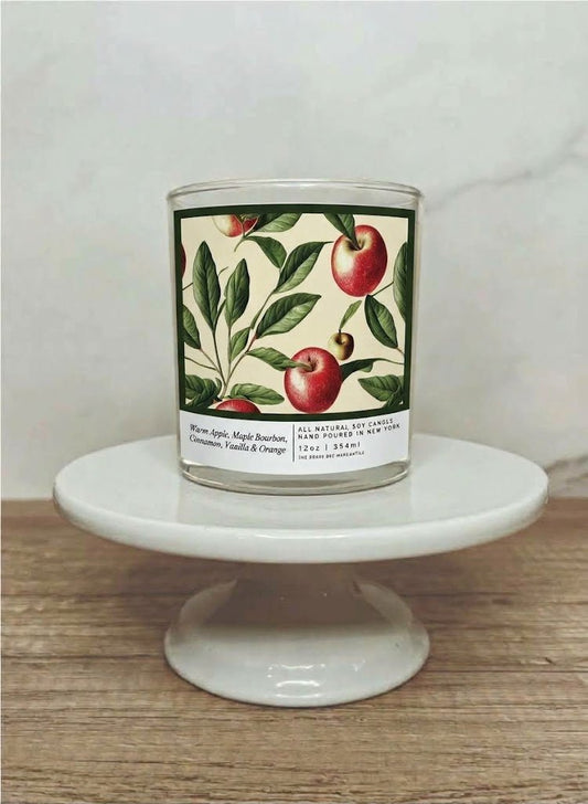 Apple Maple Bourbon Candle - The Brass Bee