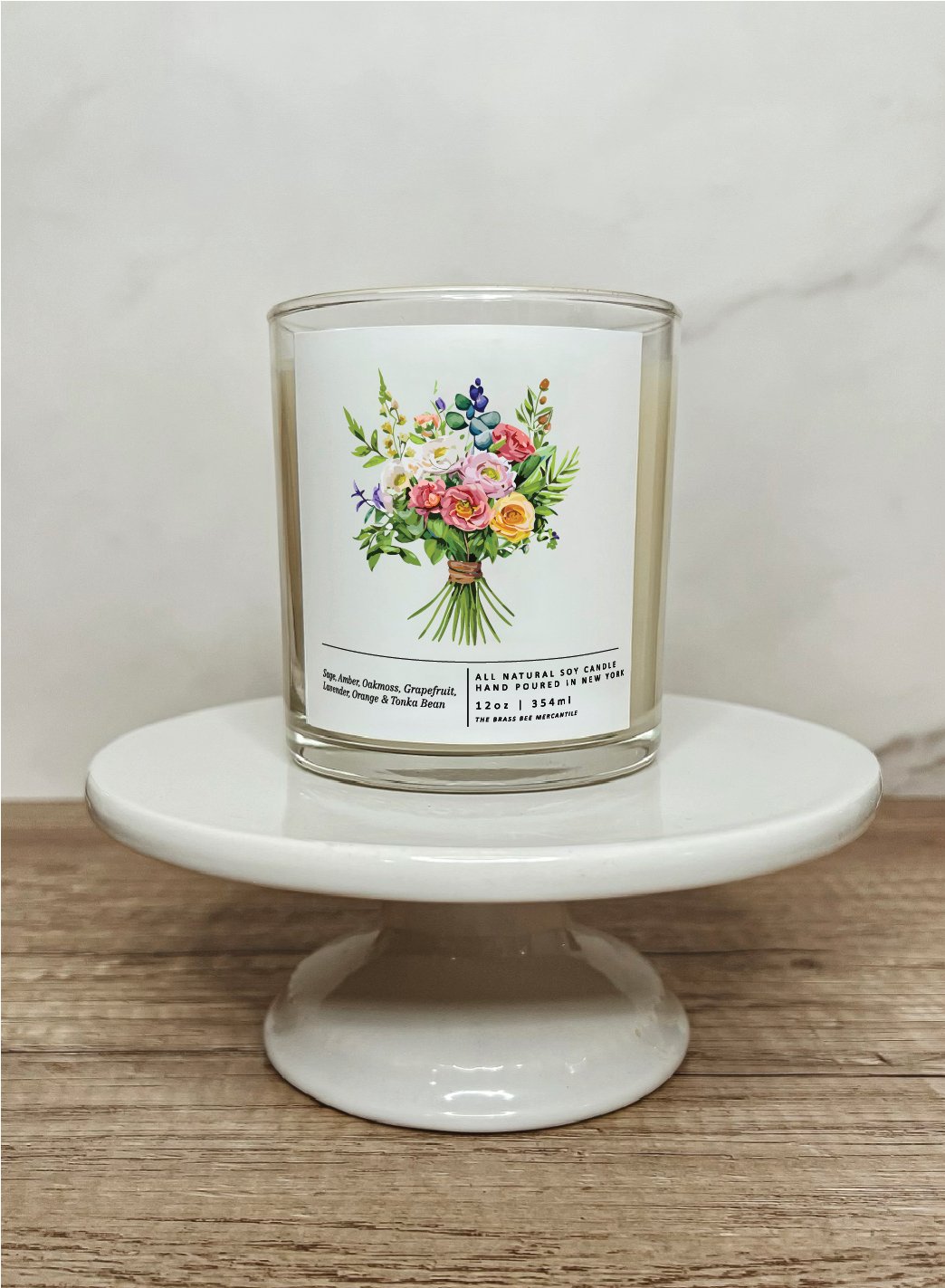 Bloom Candle - The Brass Bee