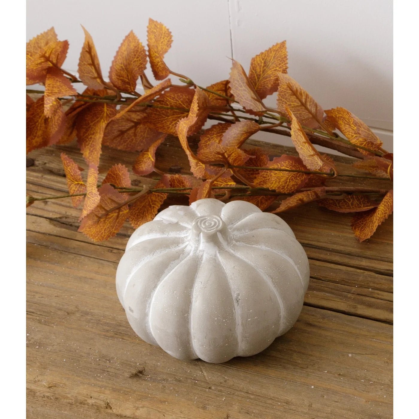 Cement Pumpkin - The Brass Bee