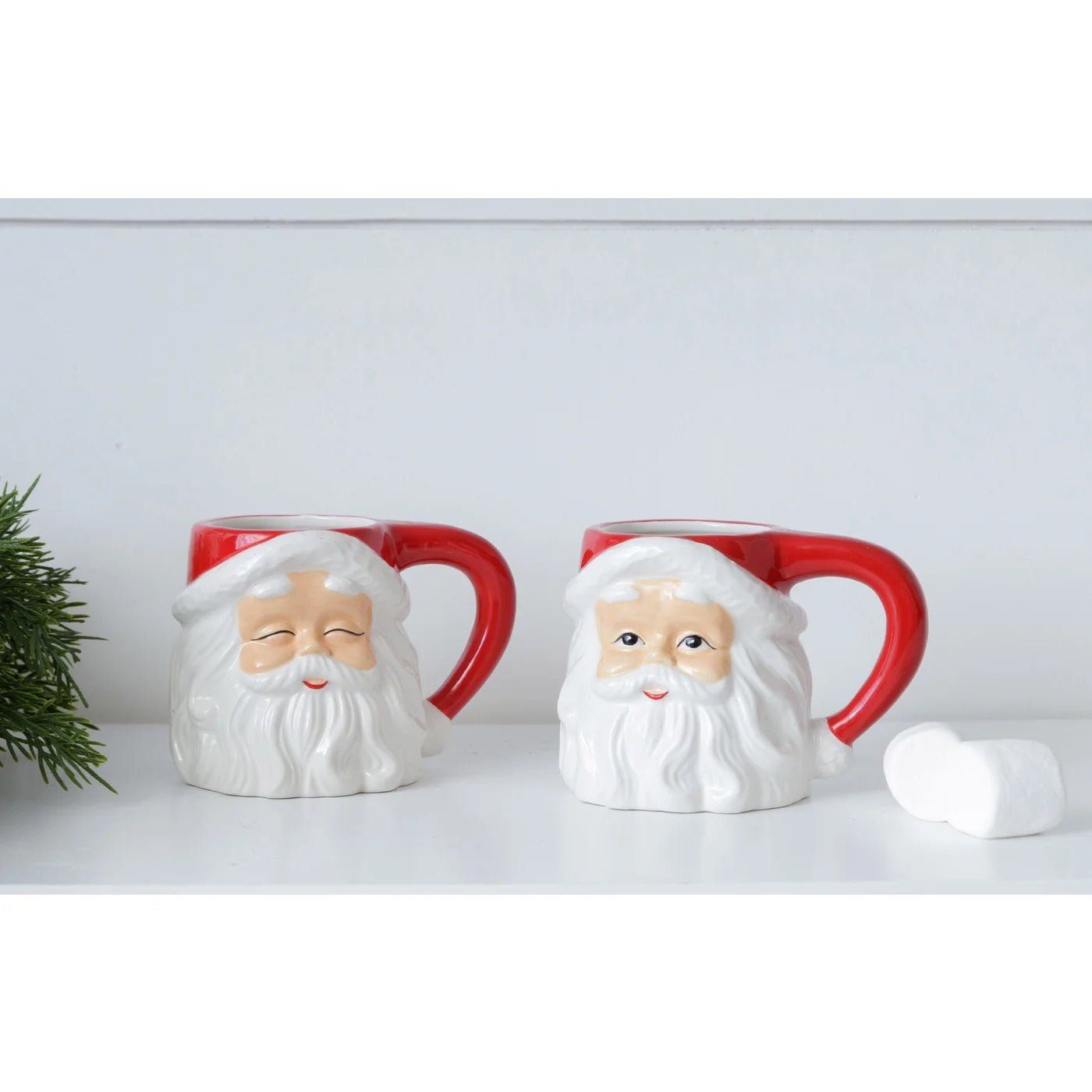 Classic Santa Mugs 10oz - The Brass Bee