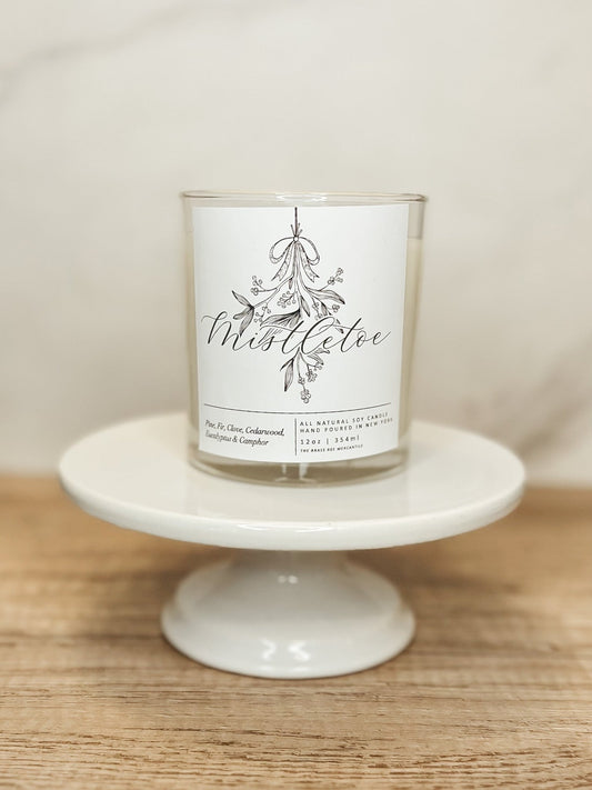 Mistletoe Candle - The Brass Bee