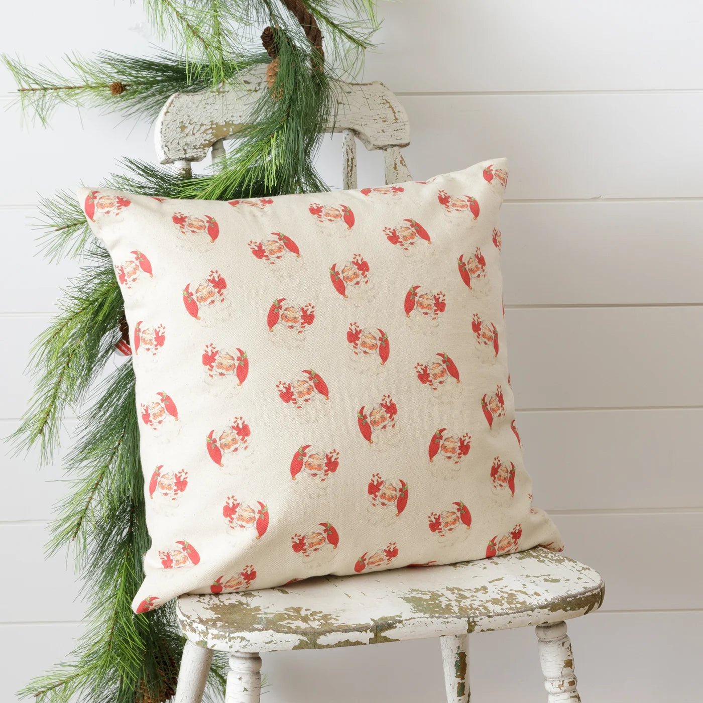 Retro Santa Reversible Pillow
