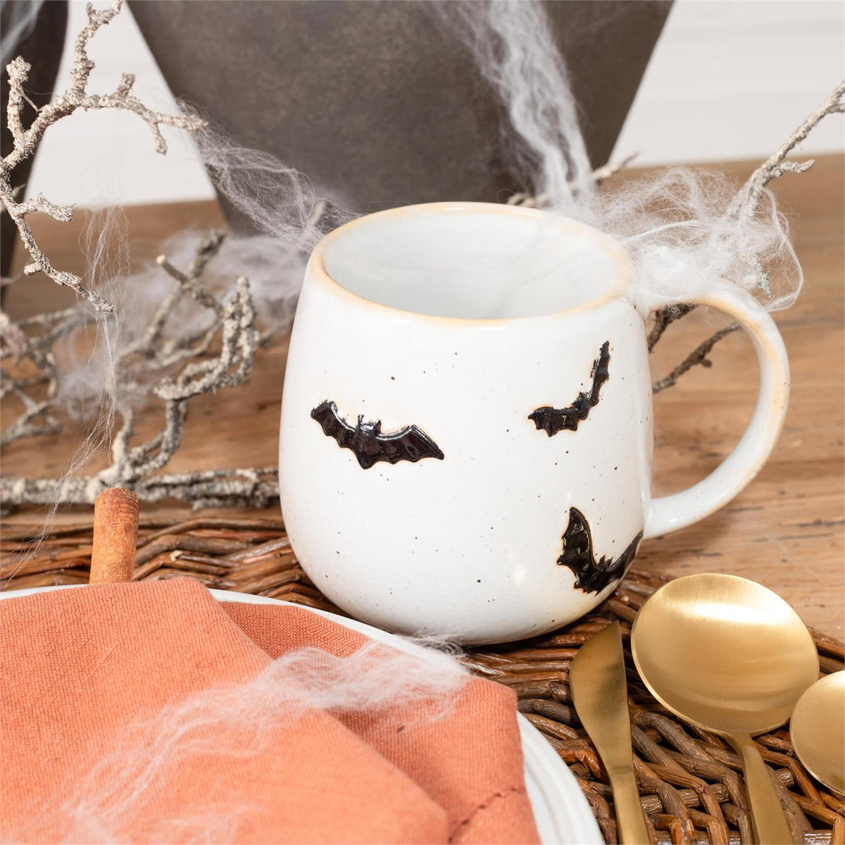 Speckled Stoneware Bat Mug - 16oz