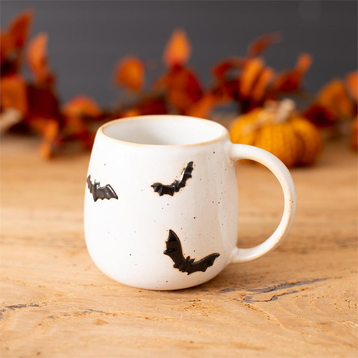 Speckled Stoneware Bat Mug - 16oz