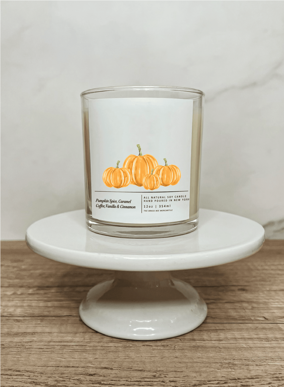 Pumpkin Spice Latte Candle - The Brass Bee