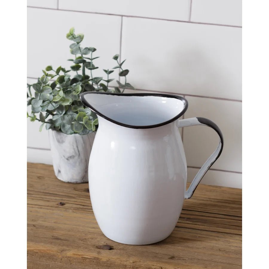 Enamelware Pitcher - The Brass Bee
