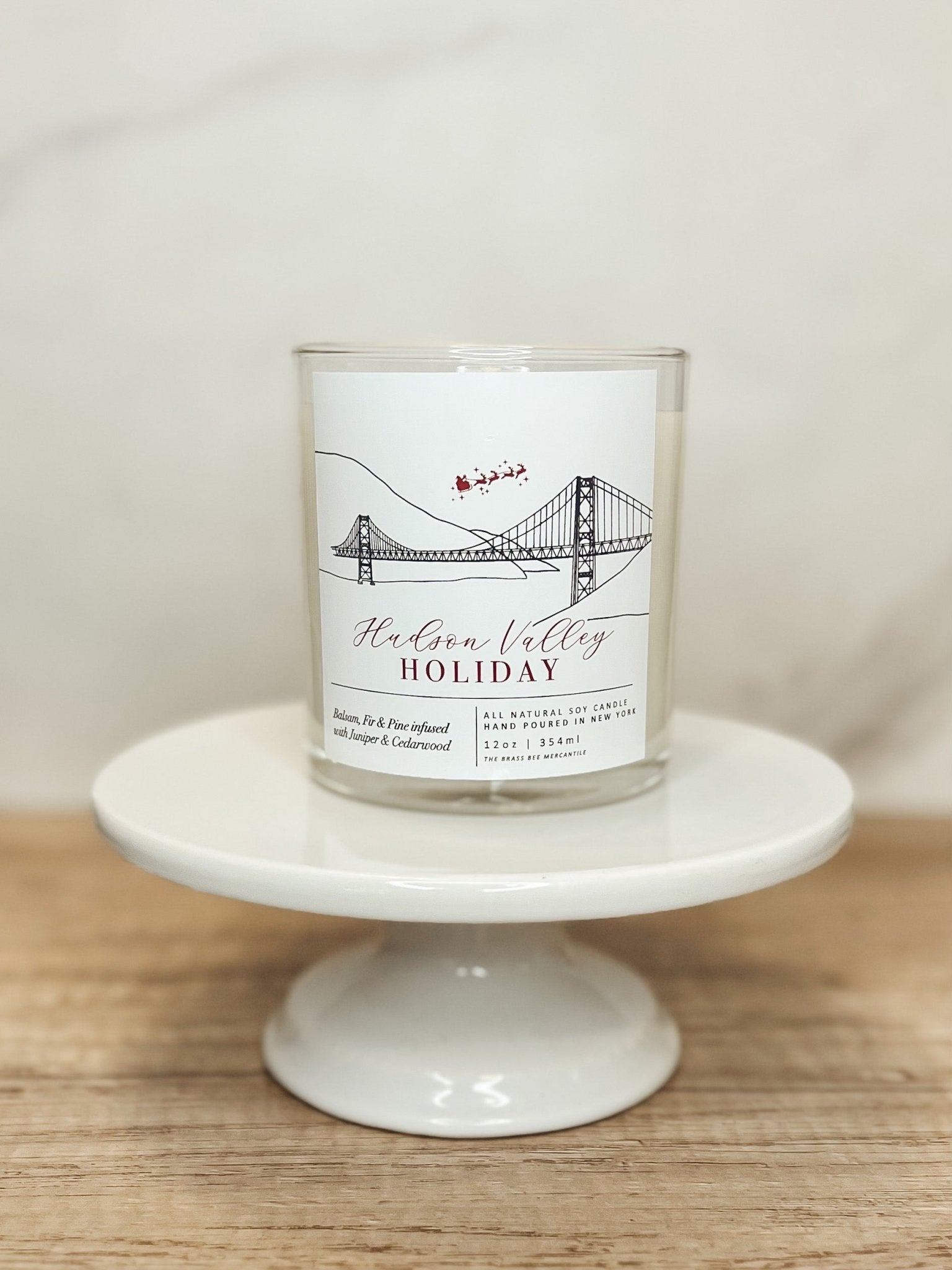 Hudson Valley Holiday Candle - The Brass Bee