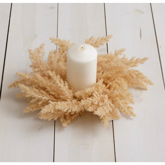 Pampas Grass Candle Ring