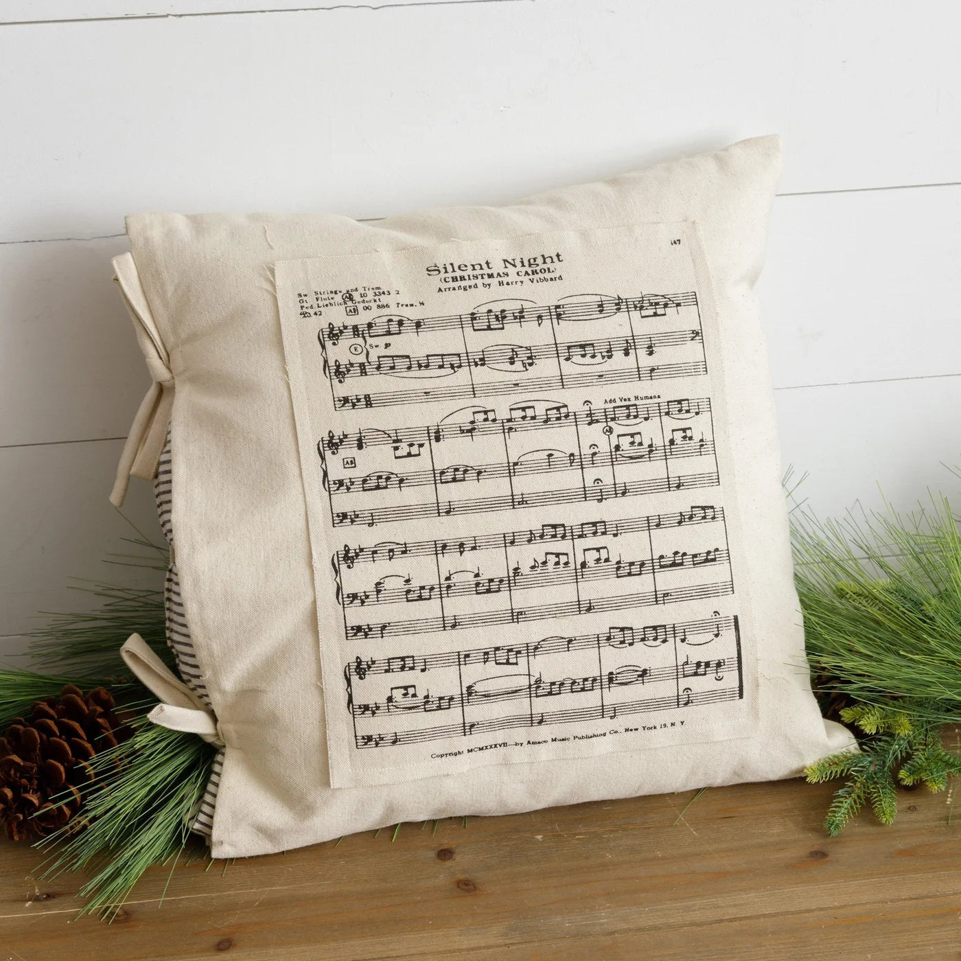 Silent Night Pillow with Slip